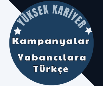 Yabancılar için Türkçe Kurs Kampanyası